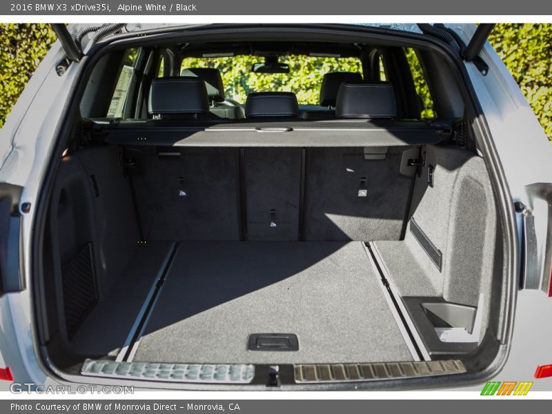 Alpine White / Black 2016 BMW X3 xDrive35i