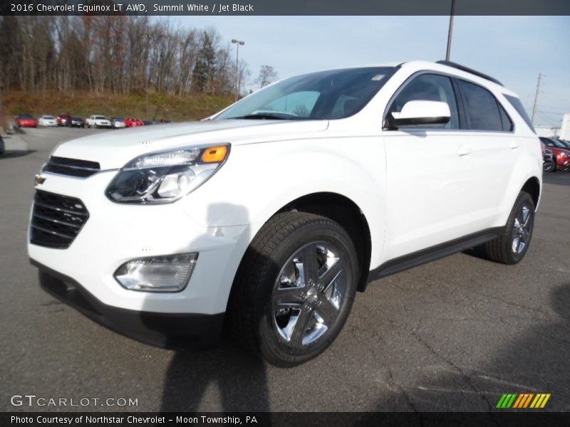 Summit White / Jet Black 2016 Chevrolet Equinox LT AWD