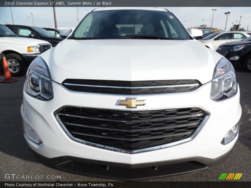 Summit White / Jet Black 2016 Chevrolet Equinox LT AWD