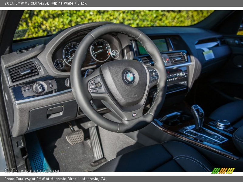 Alpine White / Black 2016 BMW X3 xDrive35i