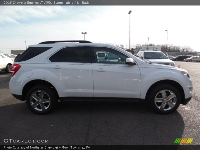 Summit White / Jet Black 2016 Chevrolet Equinox LT AWD