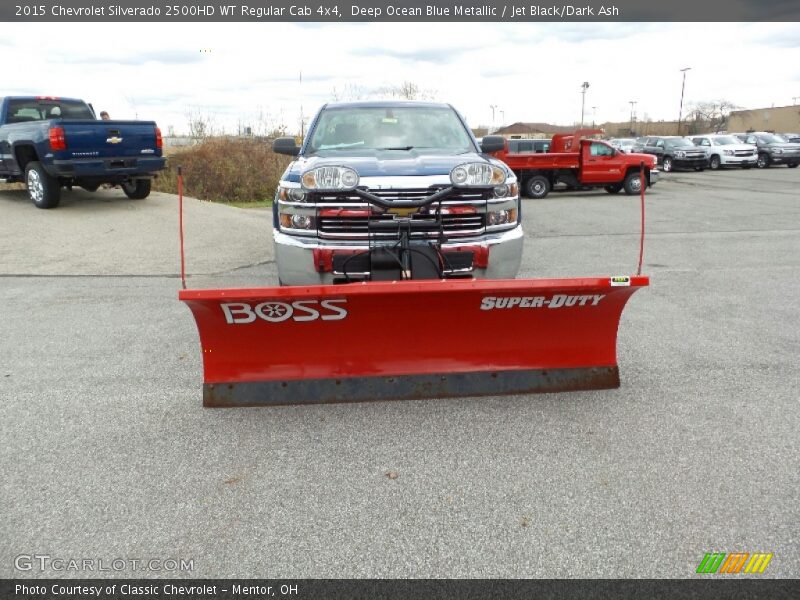 Boss Snow Plow - 2015 Chevrolet Silverado 2500HD WT Regular Cab 4x4