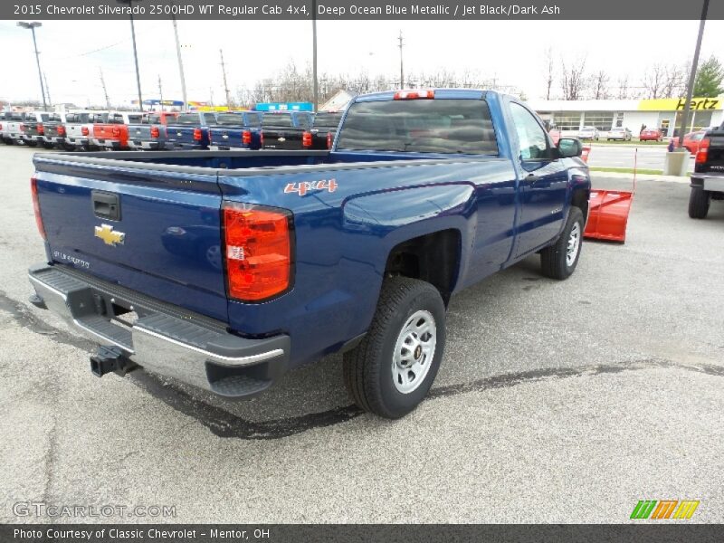 Deep Ocean Blue Metallic / Jet Black/Dark Ash 2015 Chevrolet Silverado 2500HD WT Regular Cab 4x4