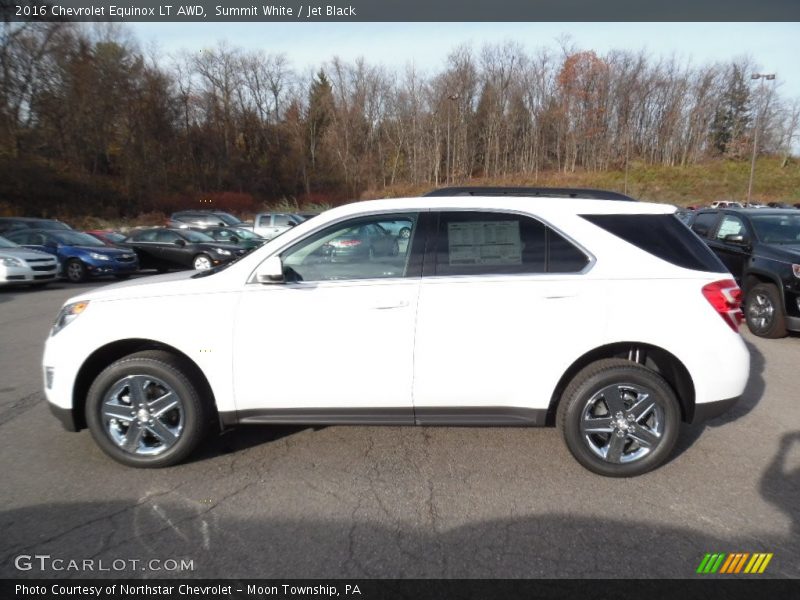 Summit White / Jet Black 2016 Chevrolet Equinox LT AWD