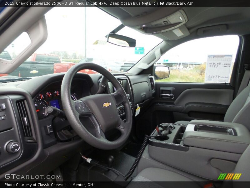 Deep Ocean Blue Metallic / Jet Black/Dark Ash 2015 Chevrolet Silverado 2500HD WT Regular Cab 4x4