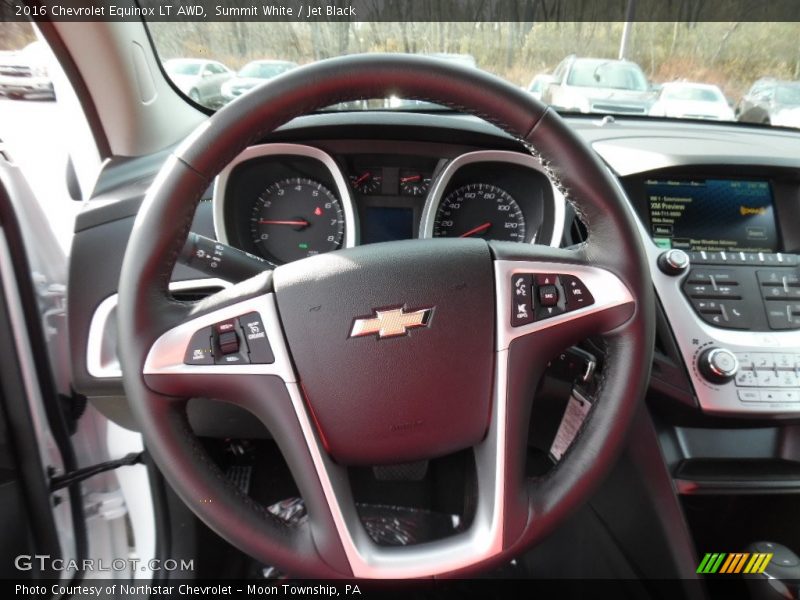 Summit White / Jet Black 2016 Chevrolet Equinox LT AWD