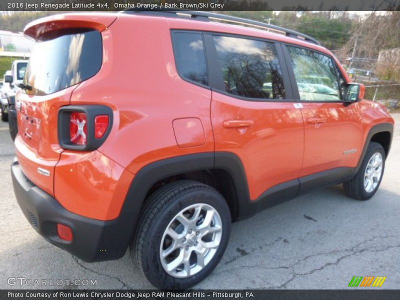 Omaha Orange / Bark Brown/Ski Grey 2016 Jeep Renegade Latitude 4x4