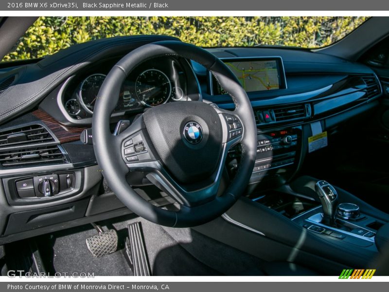 Black Sapphire Metallic / Black 2016 BMW X6 xDrive35i
