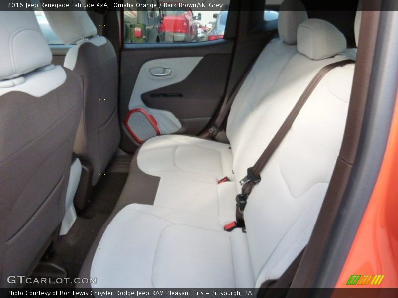 Rear Seat of 2016 Renegade Latitude 4x4