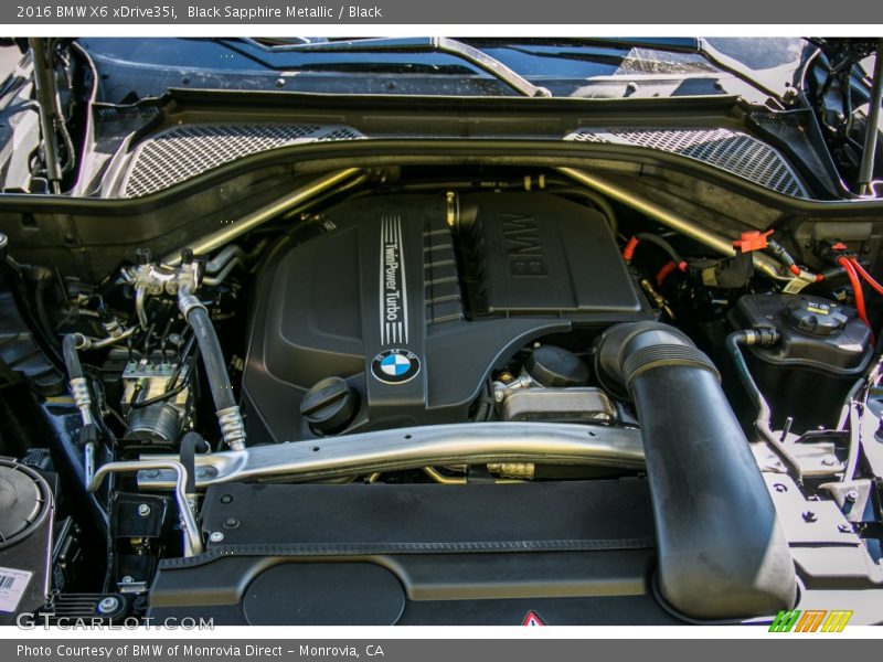  2016 X6 xDrive35i Engine - 3.0 Liter DI TwinPower Turbocharged DOHC 24-Valve VVT Inline 6 Cylinder