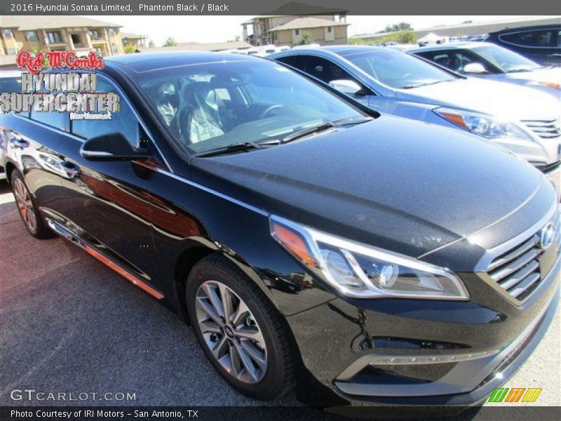 Phantom Black / Black 2016 Hyundai Sonata Limited