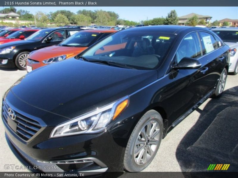Phantom Black / Black 2016 Hyundai Sonata Limited