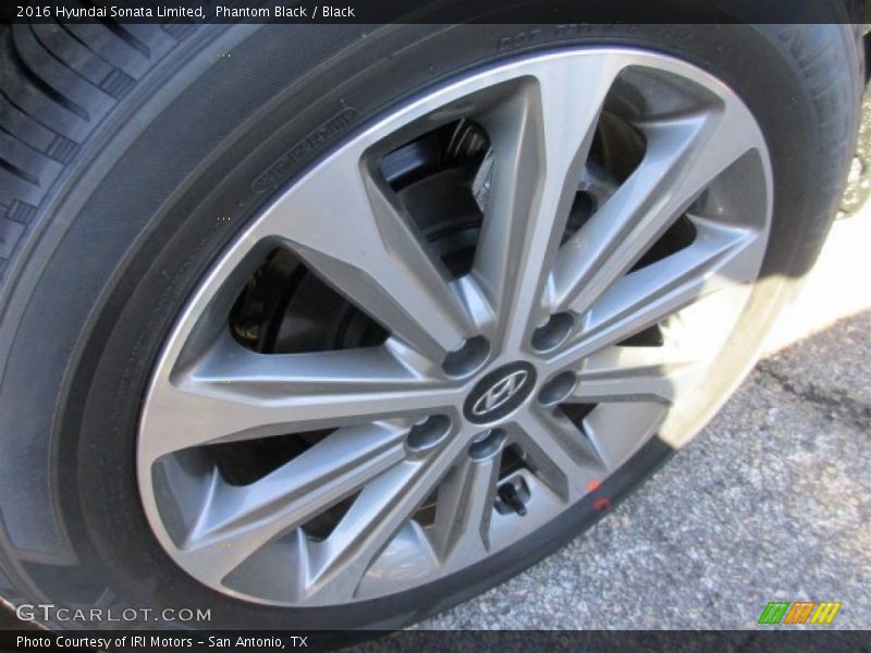 Phantom Black / Black 2016 Hyundai Sonata Limited