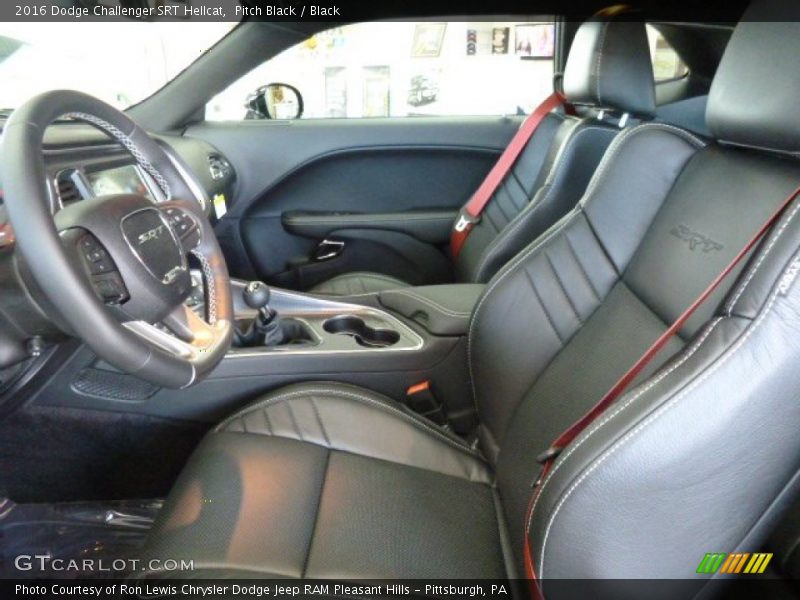  2016 Challenger SRT Hellcat Black Interior