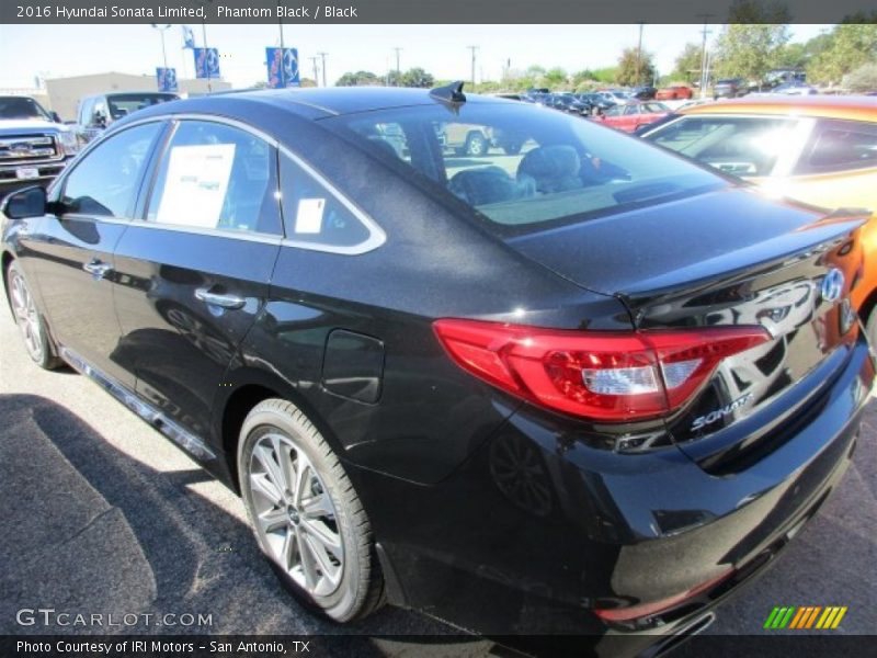 Phantom Black / Black 2016 Hyundai Sonata Limited