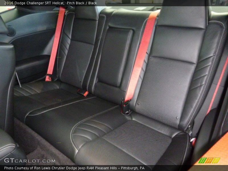 Rear Seat of 2016 Challenger SRT Hellcat
