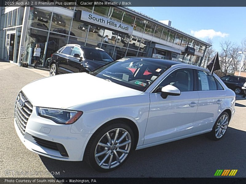 Glacier White Metallic / Black 2015 Audi A3 2.0 Premium Plus quattro