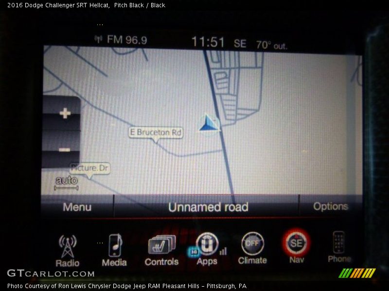 Pitch Black / Black 2016 Dodge Challenger SRT Hellcat