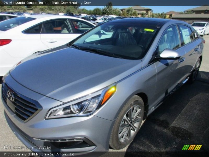 Shale Gray Metallic / Gray 2016 Hyundai Sonata Limited