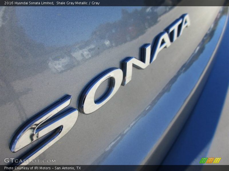 Shale Gray Metallic / Gray 2016 Hyundai Sonata Limited