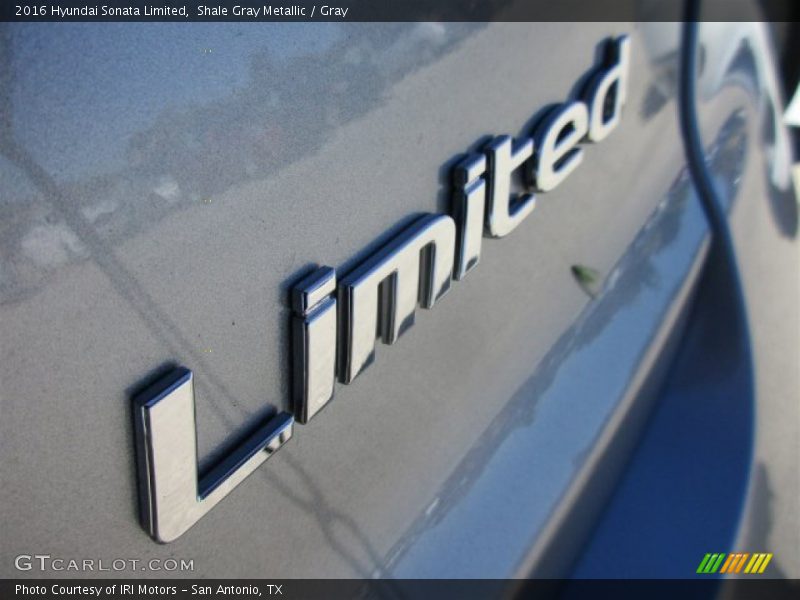 Shale Gray Metallic / Gray 2016 Hyundai Sonata Limited
