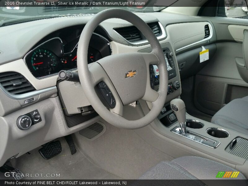 Silver Ice Metallic / Dark Titanium/Light Titanium 2016 Chevrolet Traverse LS
