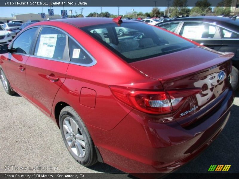 Venetian Red / Beige 2016 Hyundai Sonata SE