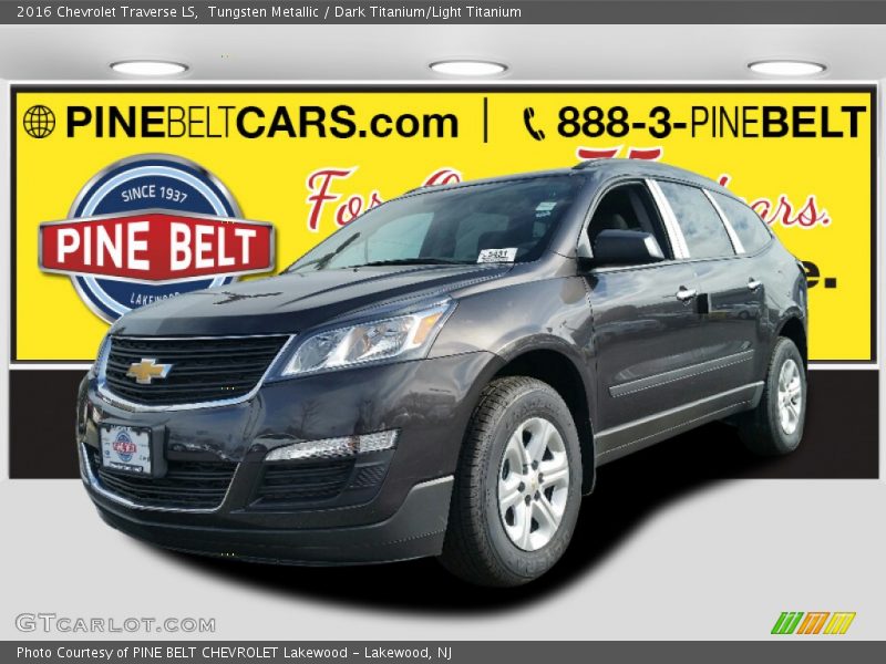 Tungsten Metallic / Dark Titanium/Light Titanium 2016 Chevrolet Traverse LS