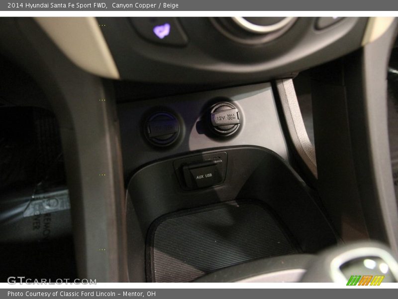 Canyon Copper / Beige 2014 Hyundai Santa Fe Sport FWD
