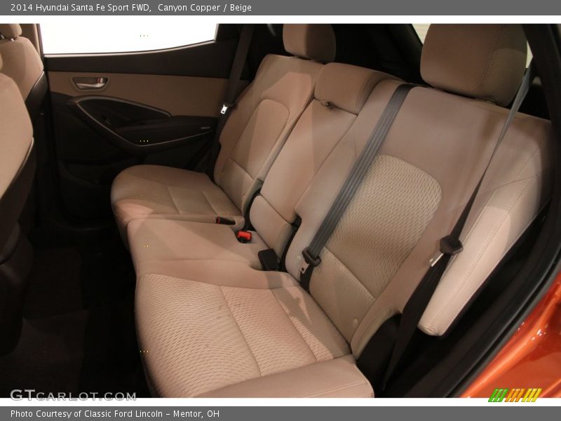 Rear Seat of 2014 Santa Fe Sport FWD