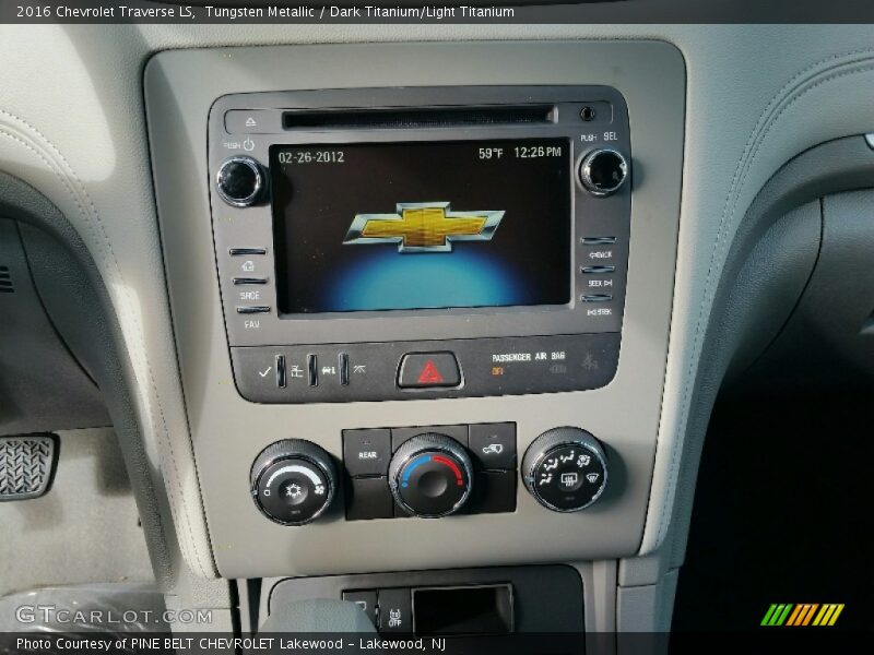 Tungsten Metallic / Dark Titanium/Light Titanium 2016 Chevrolet Traverse LS