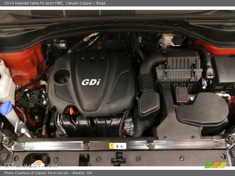  2014 Santa Fe Sport FWD Engine - 2.4 Liter GDI DOHC 16-Valve CVVT 4 Cylinder