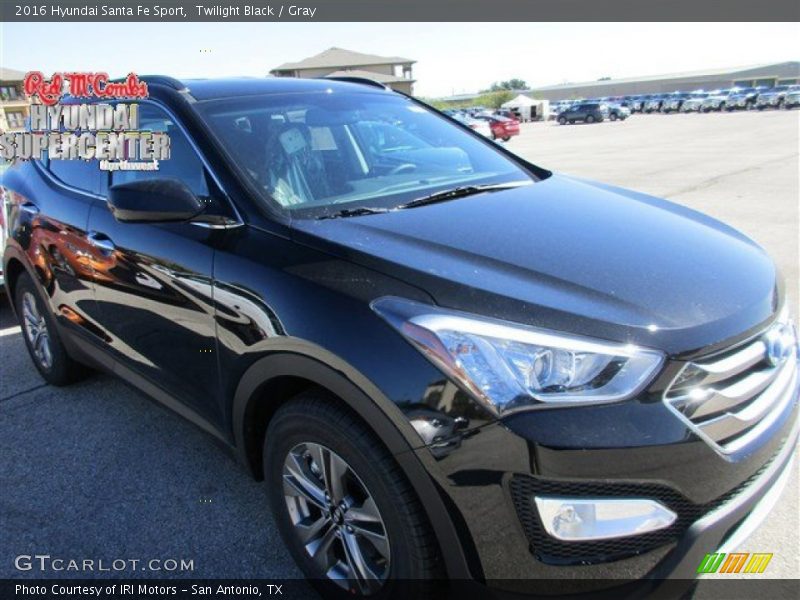 Twilight Black / Gray 2016 Hyundai Santa Fe Sport