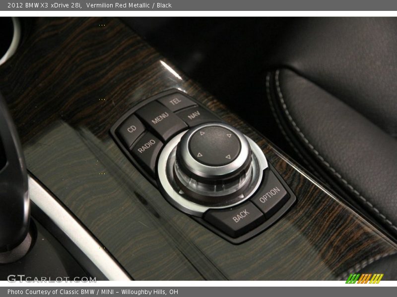 Vermilion Red Metallic / Black 2012 BMW X3 xDrive 28i