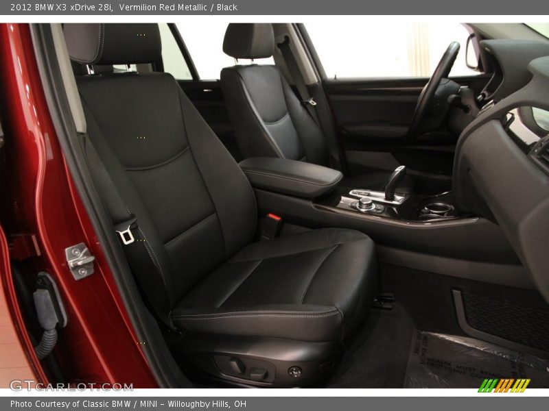 Vermilion Red Metallic / Black 2012 BMW X3 xDrive 28i
