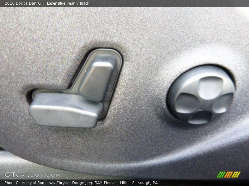 Laser Blue Pearl / Black 2016 Dodge Dart GT