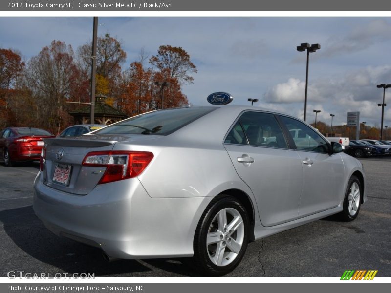 Classic Silver Metallic / Black/Ash 2012 Toyota Camry SE