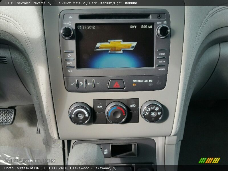 Controls of 2016 Traverse LS