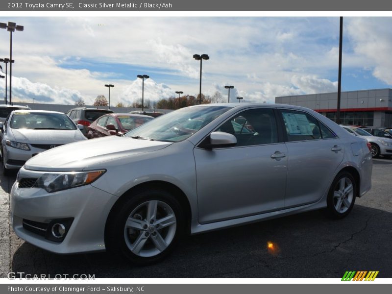 Classic Silver Metallic / Black/Ash 2012 Toyota Camry SE