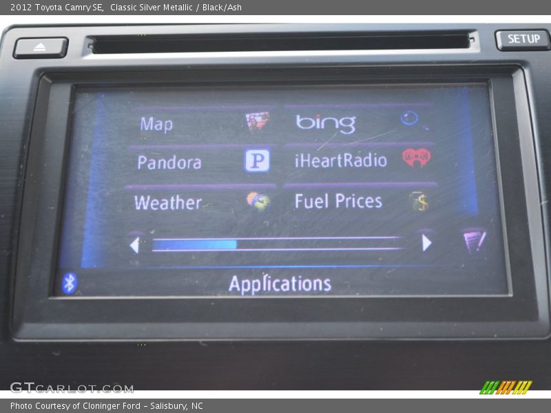 Classic Silver Metallic / Black/Ash 2012 Toyota Camry SE