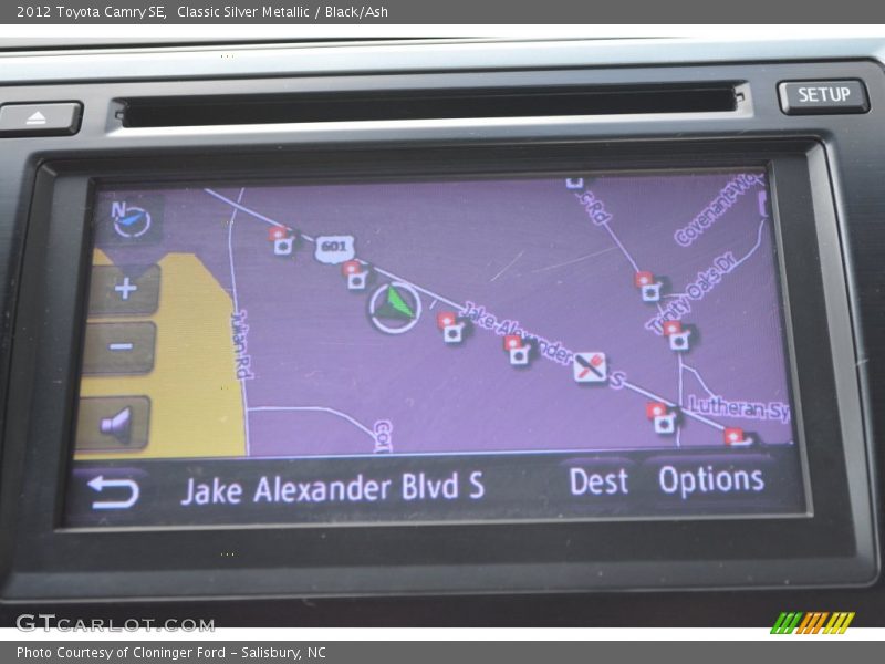 Classic Silver Metallic / Black/Ash 2012 Toyota Camry SE