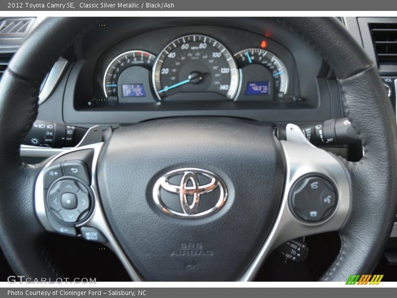 Classic Silver Metallic / Black/Ash 2012 Toyota Camry SE