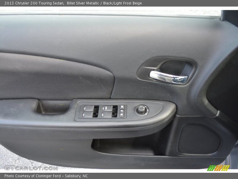 Billet Silver Metallic / Black/Light Frost Beige 2013 Chrysler 200 Touring Sedan