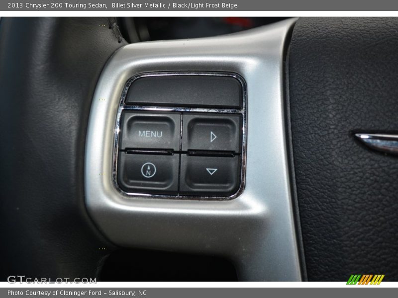 Billet Silver Metallic / Black/Light Frost Beige 2013 Chrysler 200 Touring Sedan