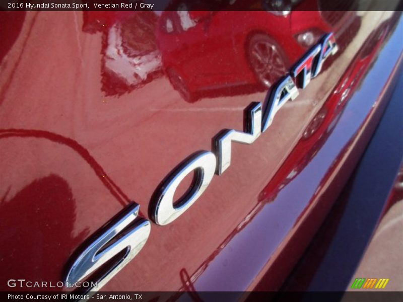 Venetian Red / Gray 2016 Hyundai Sonata Sport
