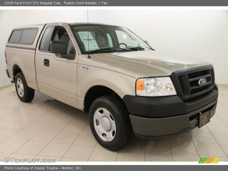 Pueblo Gold Metallic / Tan 2008 Ford F150 STX Regular Cab