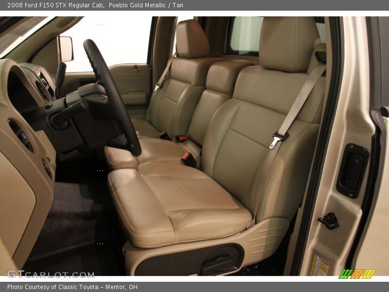 Pueblo Gold Metallic / Tan 2008 Ford F150 STX Regular Cab