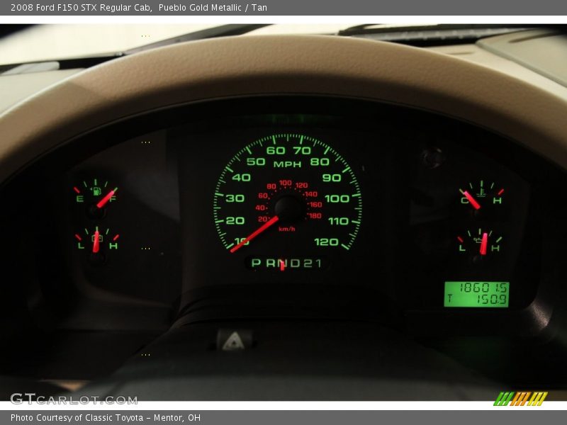 Pueblo Gold Metallic / Tan 2008 Ford F150 STX Regular Cab
