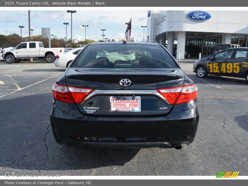 Attitude Black Metallic / Black 2015 Toyota Camry XSE