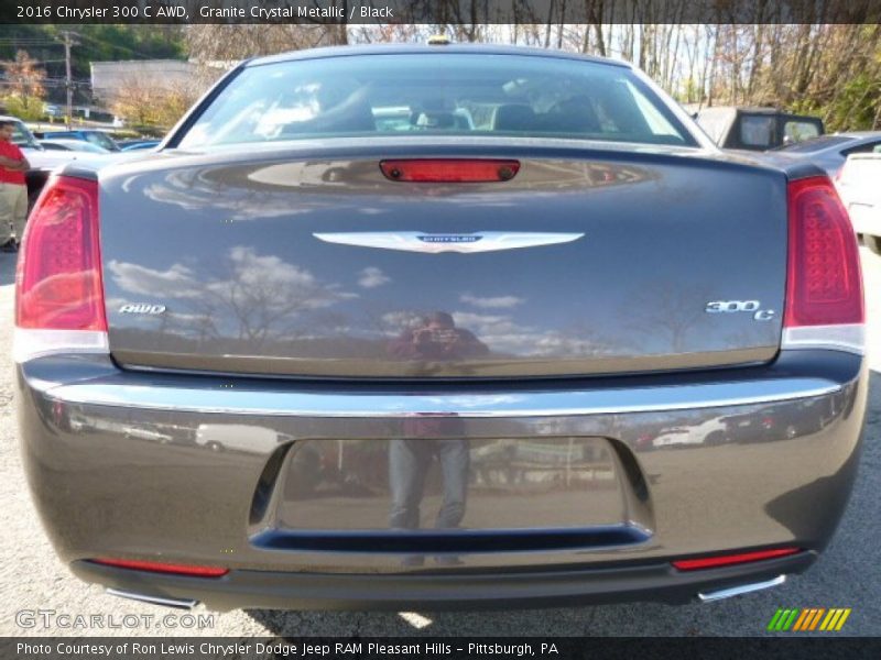 Granite Crystal Metallic / Black 2016 Chrysler 300 C AWD